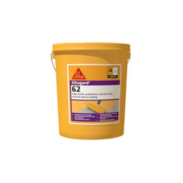 Sika Sikagard 62 High-Build, Protective, Solvent-Free, Colored Epoxy Coating, Gray, 4 Gallon Units 91032 - main